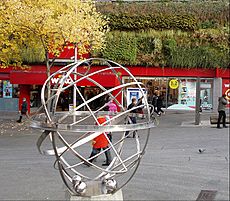 Armillary in Trinity Square Sutton, Surrey, Greater London