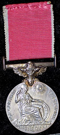 British Empire Medal PC GP Canning - rescuing persons during air-raids Apr 1941 (13225339675)