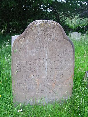 E H Shepard's grave