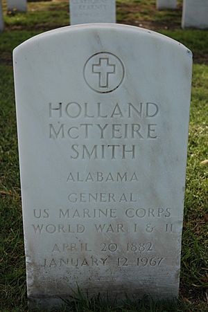 Gen. Holland McTyeire Smith U.S. Marines gravestone