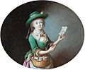 Girl with a Basket of Pamphlets