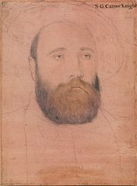 Hans Holbein the Younger - Sir George Carew RL 12197