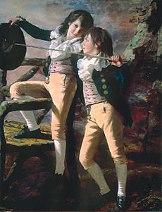 Henry Raeburn – ‘The Allen Brothers’ (Portrait of James and John Lee Allen), early 1790s, Oil on canvas, Kimbell Art Museum