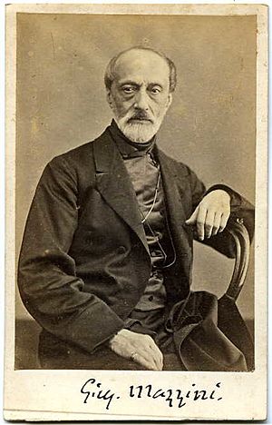 Lama, Domenico (1823-1890) - Giuseppe Mazzini