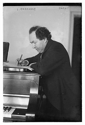 Leopold Godowsky (13 February 1870 – 21 November 1938) in 1915
