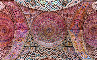 Mezquita de Nasirolmolk, Shiraz, Irán, 2016-09-24, DD 57-59 HDR