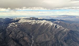 Mount Charleston and Trout Canyon aerial