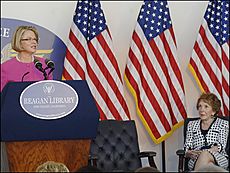 Nancy Reagan Margaret Spellings speech 2008