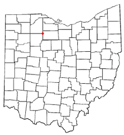 Location of Fostoria, Ohio
