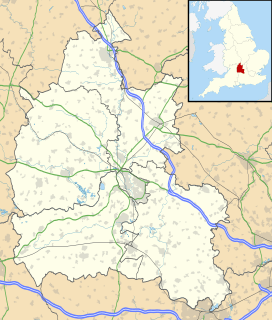 Map showing the location of Bagley Wood