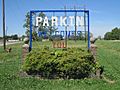Parkin AR welcome sign 002