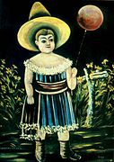 Pirosmani. Girl with baloon