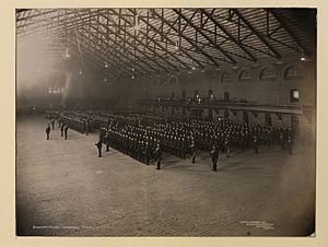 Queen's Own Rifles in armouries, Toronto (HS85-10-22382)