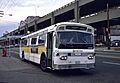 Seattle Flxible bus 552 on Alaskan Way in 1985.jpg