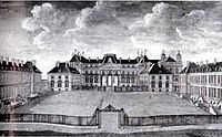 The château de Lunéville in the 18th century as the residence of the Dukes of Lorraine