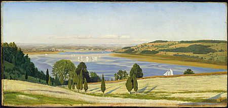 Thomas Charles Farrer - A Buckwheat Field on Thomas Cole's Farm - 62.265 - Museum of Fine Arts