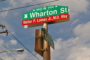 Walter P Lomax Jr MD Way - 1800 Block Wharton St Philadelphia PA (DSC 4343)