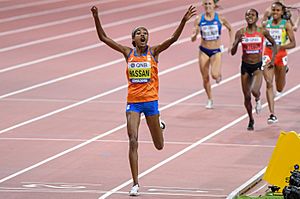 Women's 1500m final at 2019 World Athletics Championships 2
