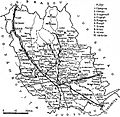 1938 map of interwar county Prahova