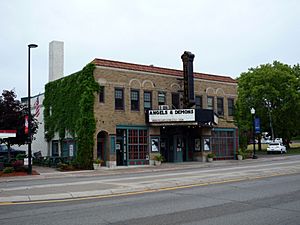 The Heights Theater is a local landmark