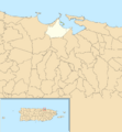 Cataño, Puerto Rico locator map