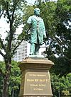 Bronze sculpture of William Bede Dalley in Hyde Park, Sydney