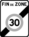 France road sign B51 (30)