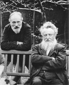 Frederick Hollyer Burne-Jones and Morris 1890