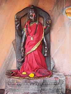 Godavari Statue at Gangadwar Triambak