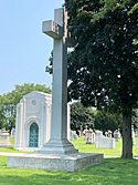 Grave of John Patrick Hopkins at Calvary Cemetery, Evanston 2