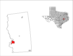 Location of Navasota, Texas
