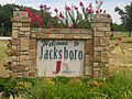 Jacksboro, TX sign Picture 2219