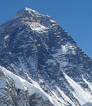 Mount Everest, upper Southwest face