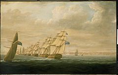 Nelson's Blockading Squadron at Cadiz 1797