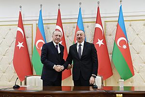 Recep Tayyip Erdogan 2020 visit to Baku with Ilham Aliyev 44