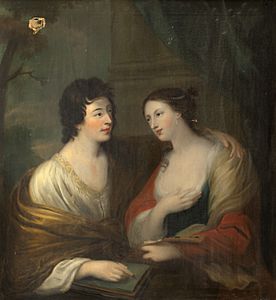 Rhoda Delaval (1725–1757), Later Lady Astley, and Her Brother, Sir Francis Blake Delaval (1727–1771), as 'Painting and Poetry' (after Bernardino Luini), Seaton Delaval, National Trust