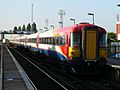 SWT 442418 and 442413 at Poole 2005-07-16 04