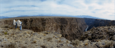 Scott and Irwin training at Rio Grande Gorge in March 1971