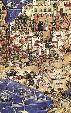 Siege of Tripoli Painting (1289)