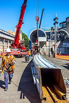 Sydney Monorail Demolition 2