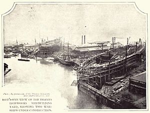 Thames Ironworks and Shipbuilding Company circa 1902