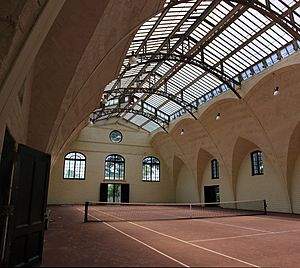 The Indoor Tennis Court