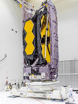 The James Webb Space Telescope in the Cleanroom at the Launch Site (51604442070)