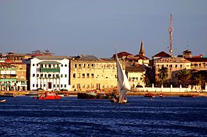 Zanzibar from sea