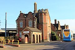 2013 at Stowmarket station - main buildings