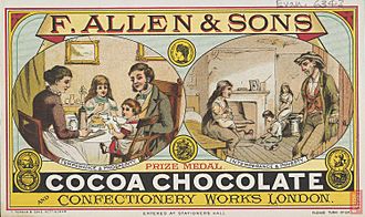 Allen & Sons Cocoa ad 1880
