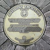 Anthony Trollope Sydney Writers Walk plaque