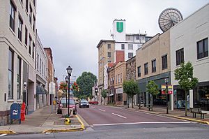 Main Street in downtown Beckley in 2007