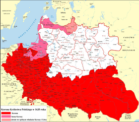 Crown of the Polish Kingdom in 1635