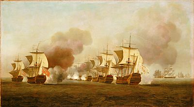 End of Knowles' action off Havana, 1 October 1748